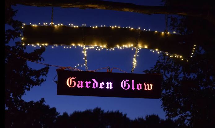 Garden Glow Sign at Ward Meade Park