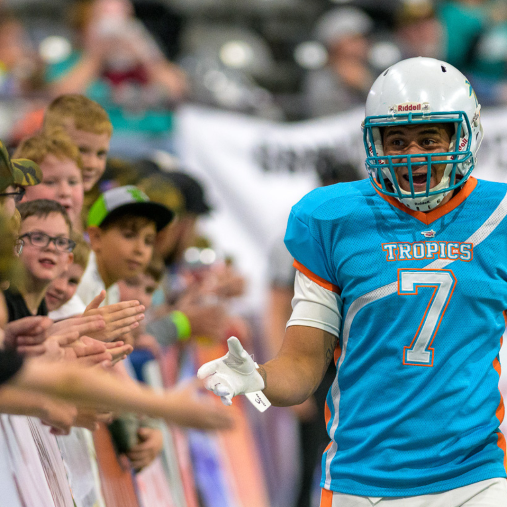 Topeka Tropics Football Player